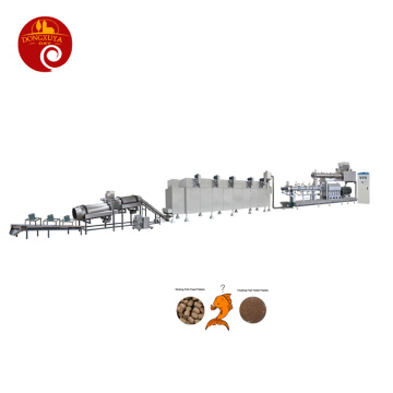 Multi-functional Automatic Expanded Floating Fish Feed Machine For Fish Feed
